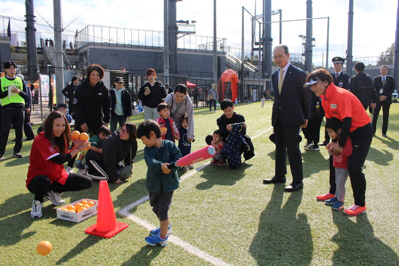【レポート】ＪＤリーグ決勝と野球体験プログラム「ＡＳＯＢＡＬＬ」開催　王貞治さんも来場
