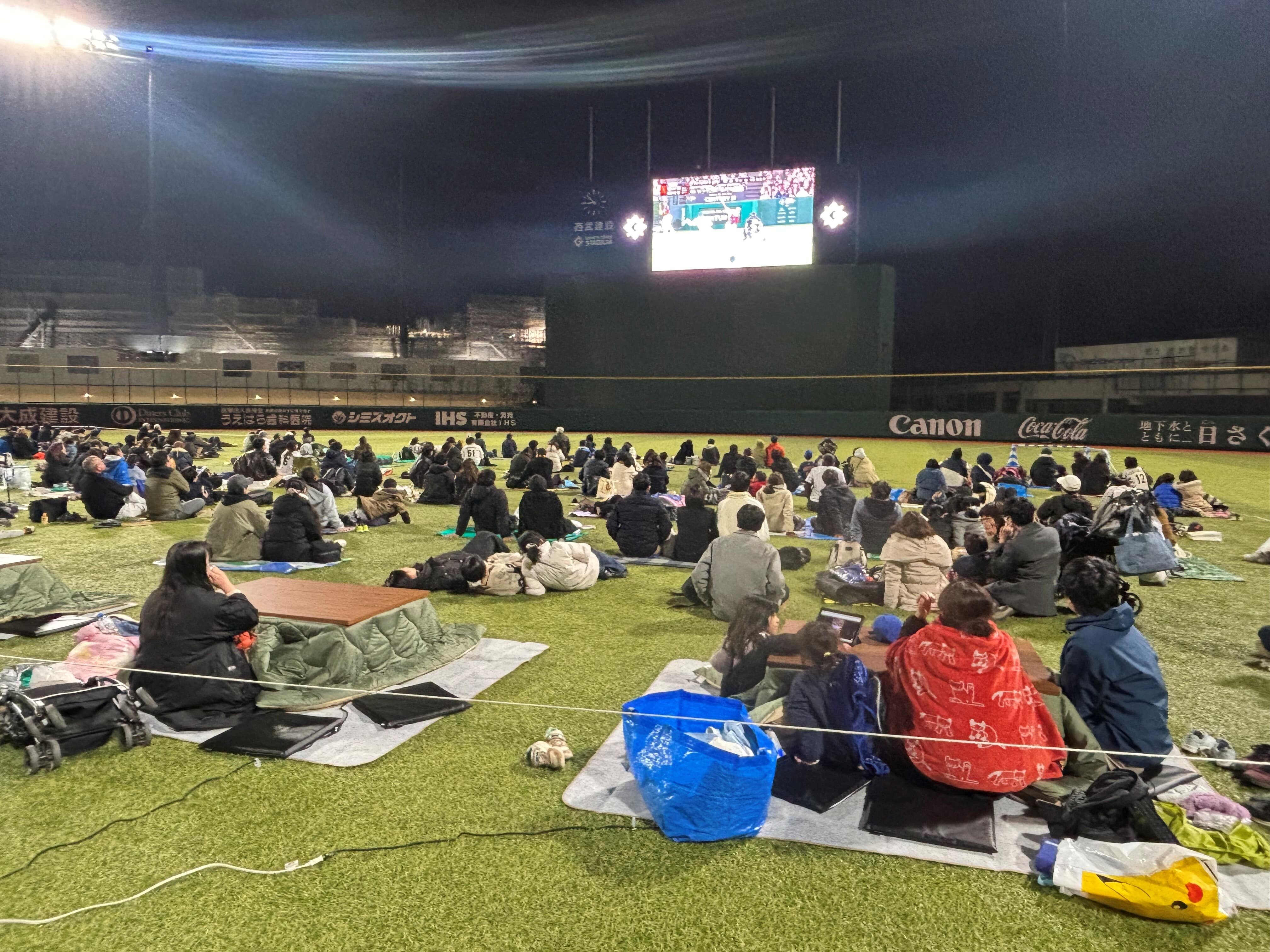 【レポート】GタウンでWBCパブリックビューイング　1,000人が歓声