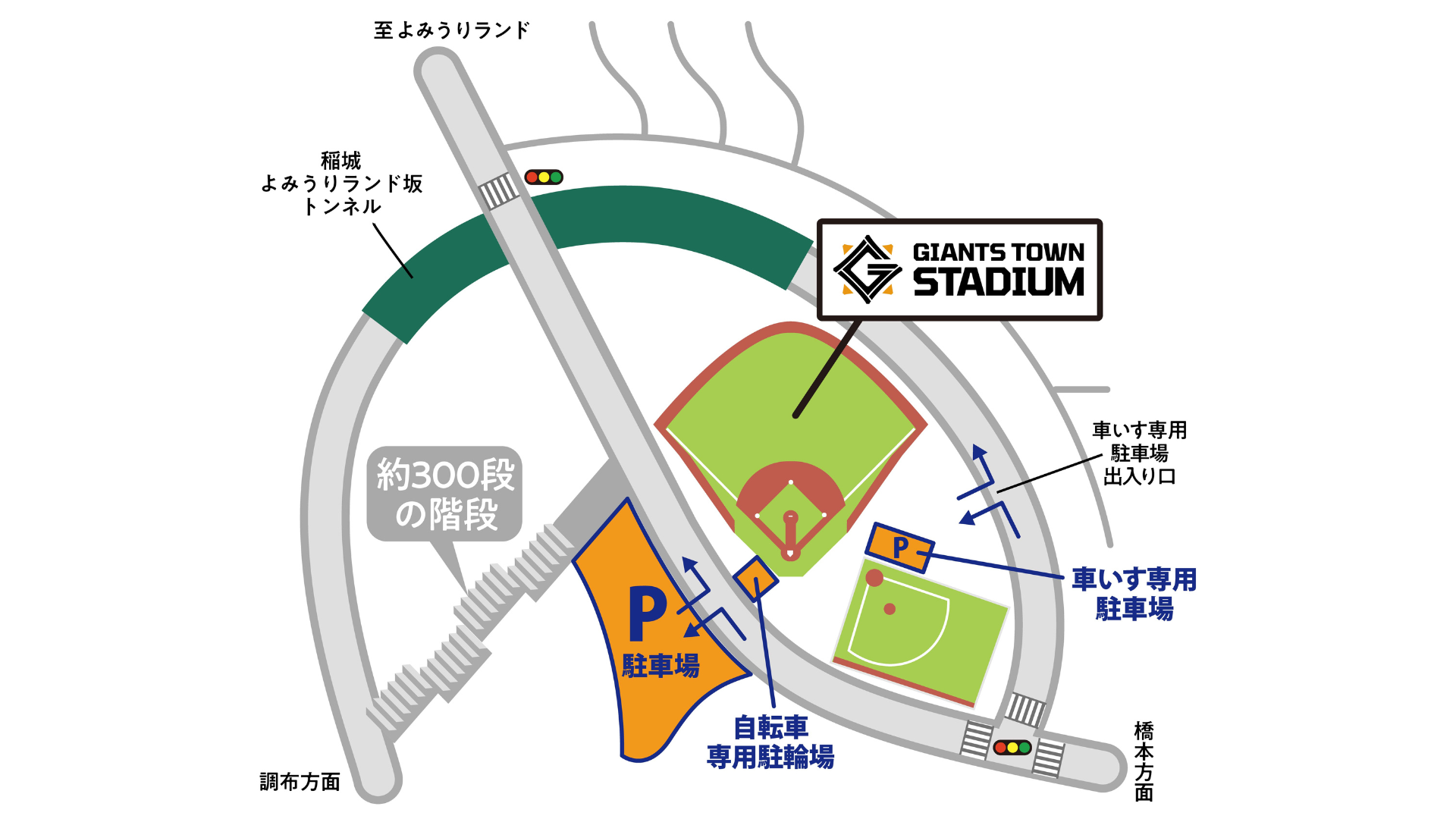 バイク駐輪場変更のお知らせ