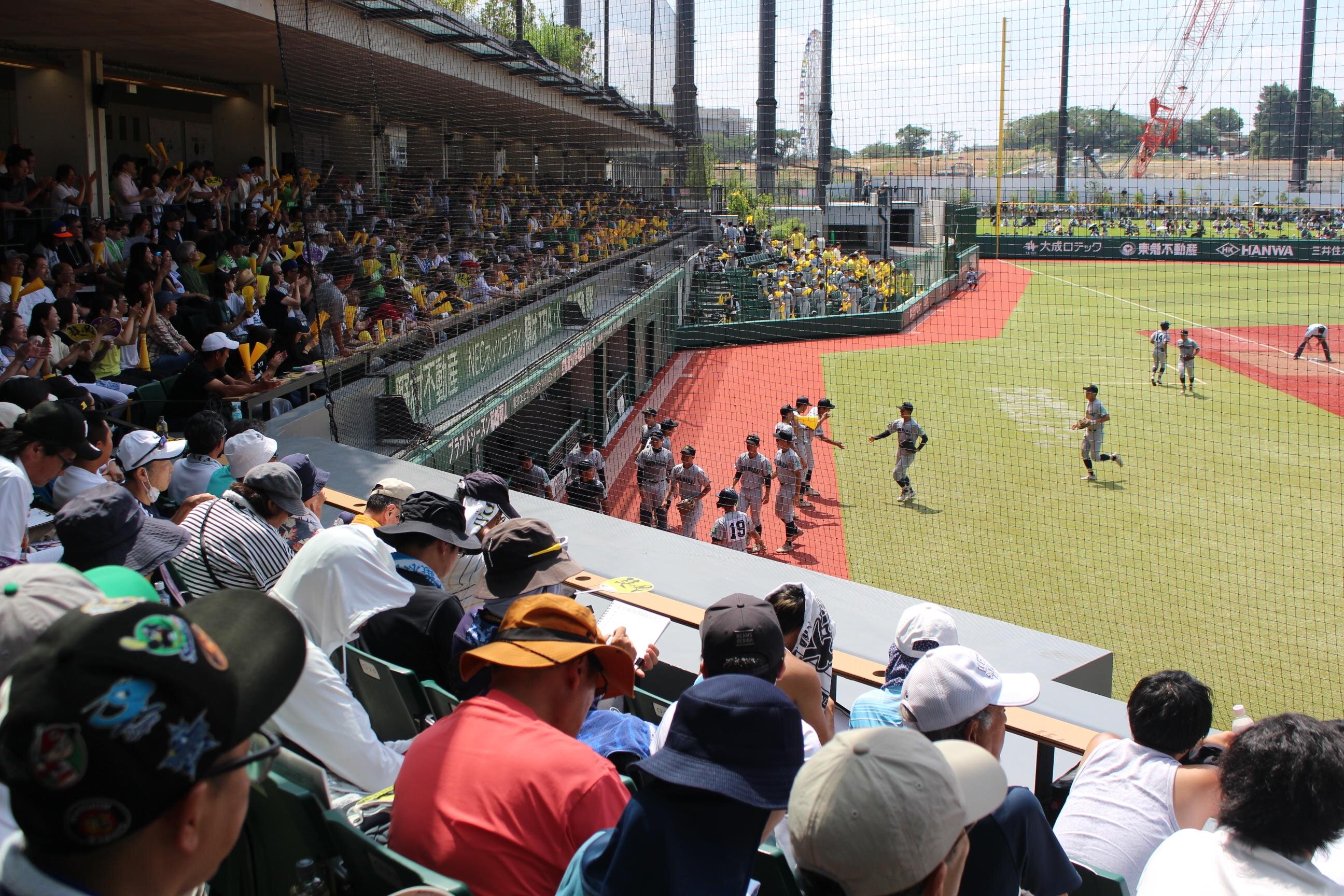 高校野球2試合に約3,500人 Gタウン連日の好ゲーム