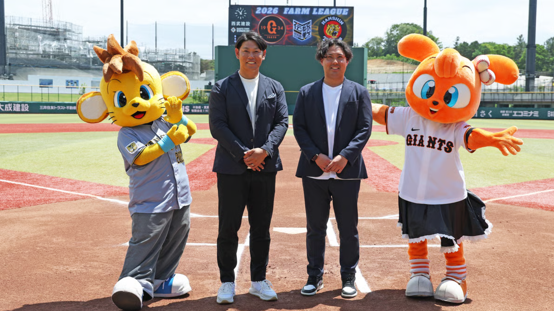 【レポート】ファーム戦初の「伝統の一戦」 トークショーやマスコット交流で大にぎわい